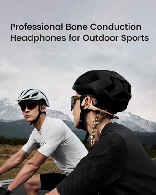 Purra Run IP67 Bone Conduction Open Ear Sports Bluetooth Headphones – Black