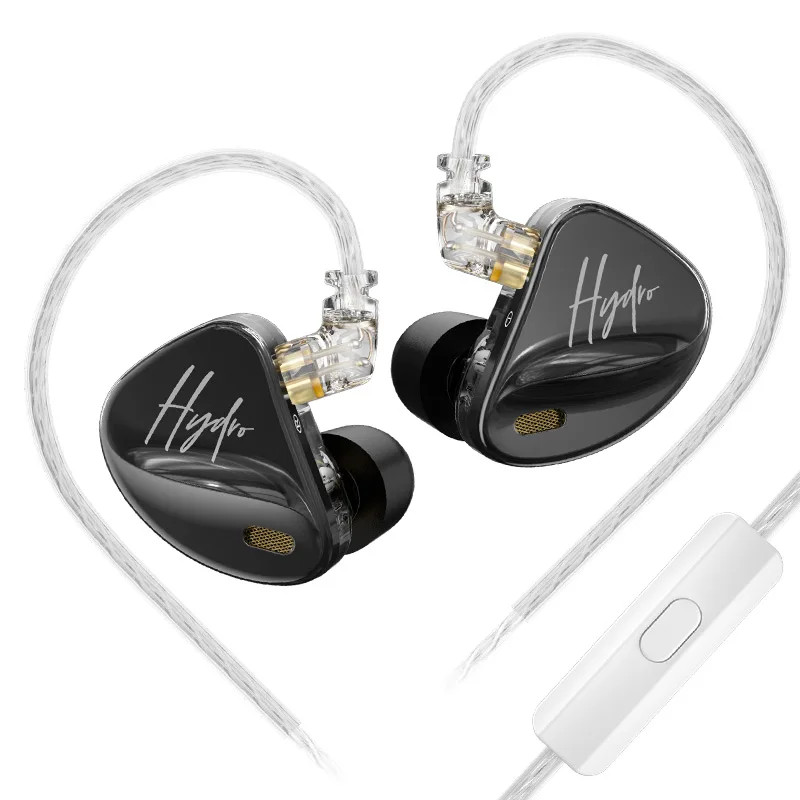 CCA Hydro Hybrid 10-Driver IEM Earbuds Wired HiFi Tuning Switch Detachable Cable