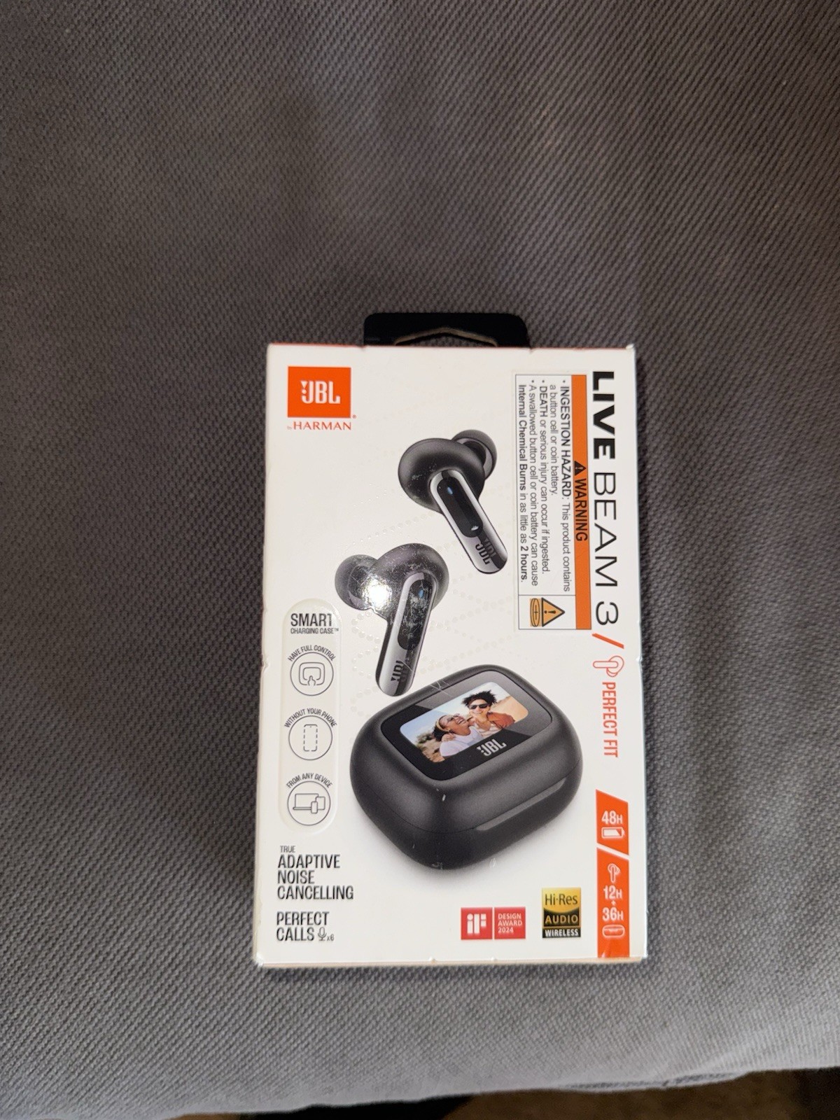 JBL – Live Beam 3 True Wireless Noise Cancelling Earbuds