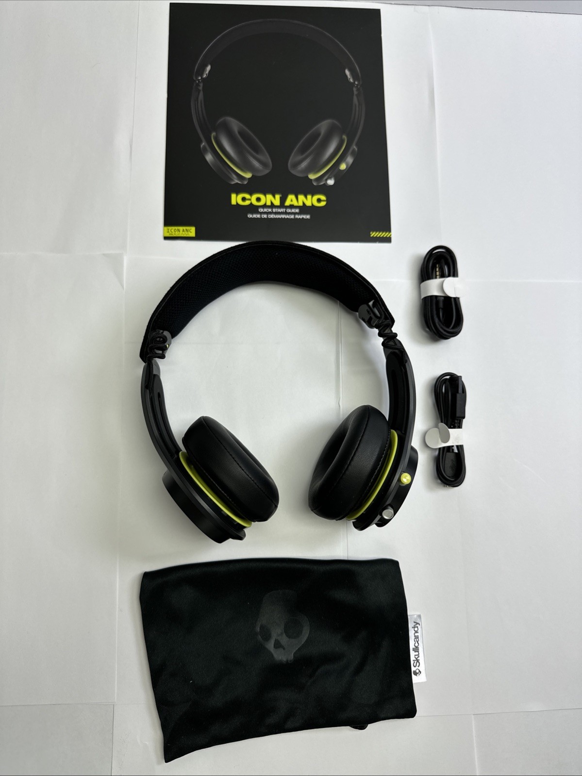 Skullcandy Icon ANC Bluetooth Headphones True Black Wireless Open Box