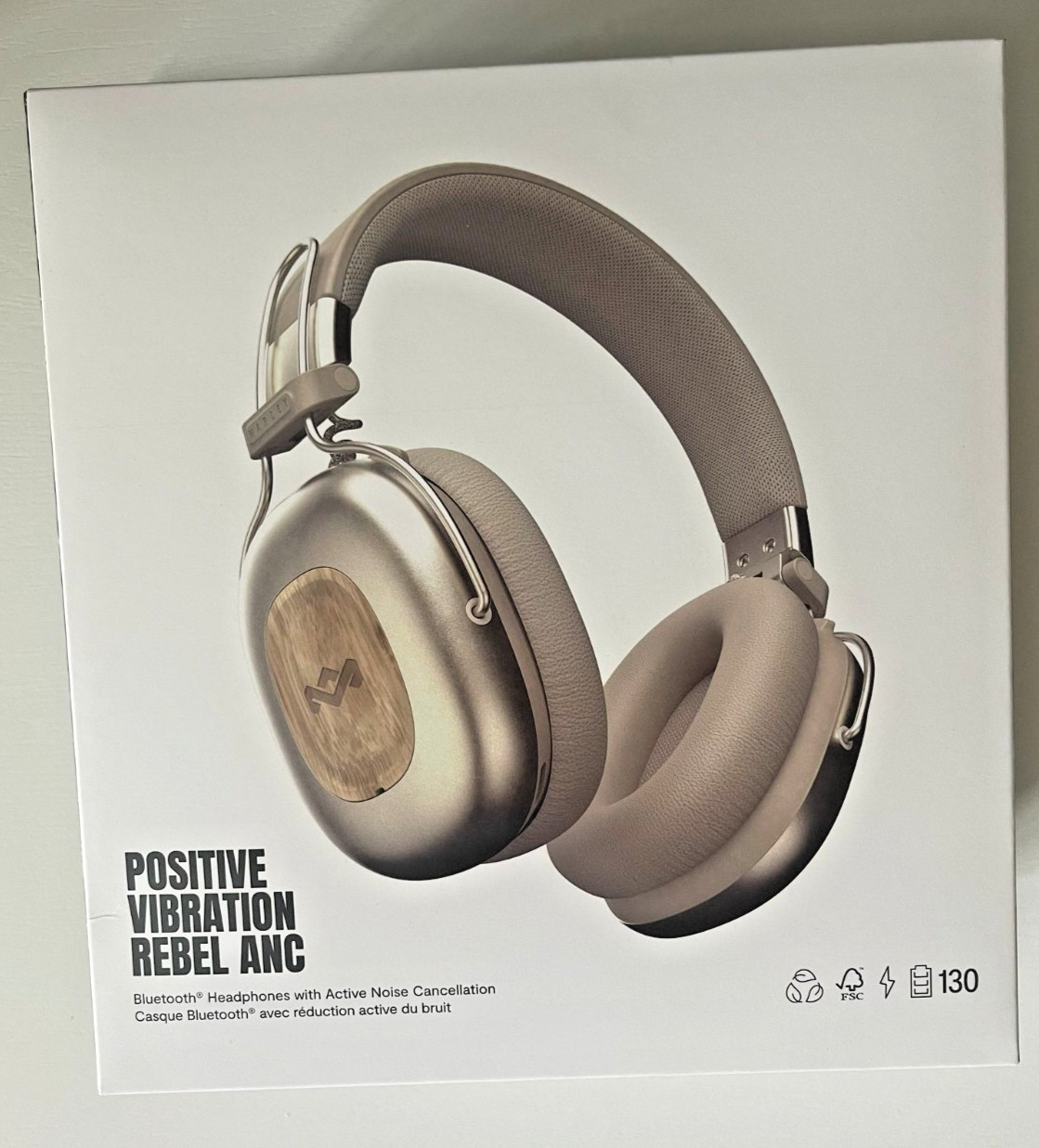 House of Marley Positive Vibration Rebel ANC Headphones New in Box BT 5.4