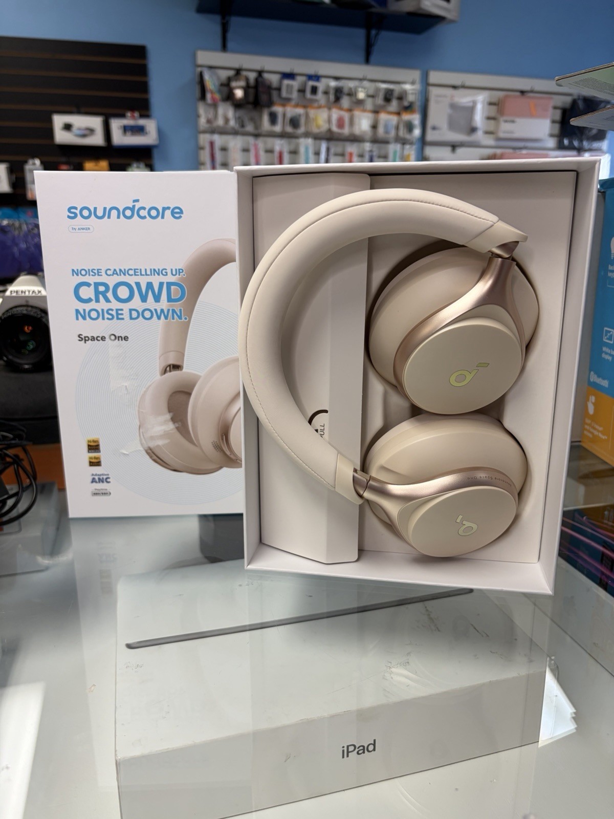 Soundcore Space One Wireless Headphones open box