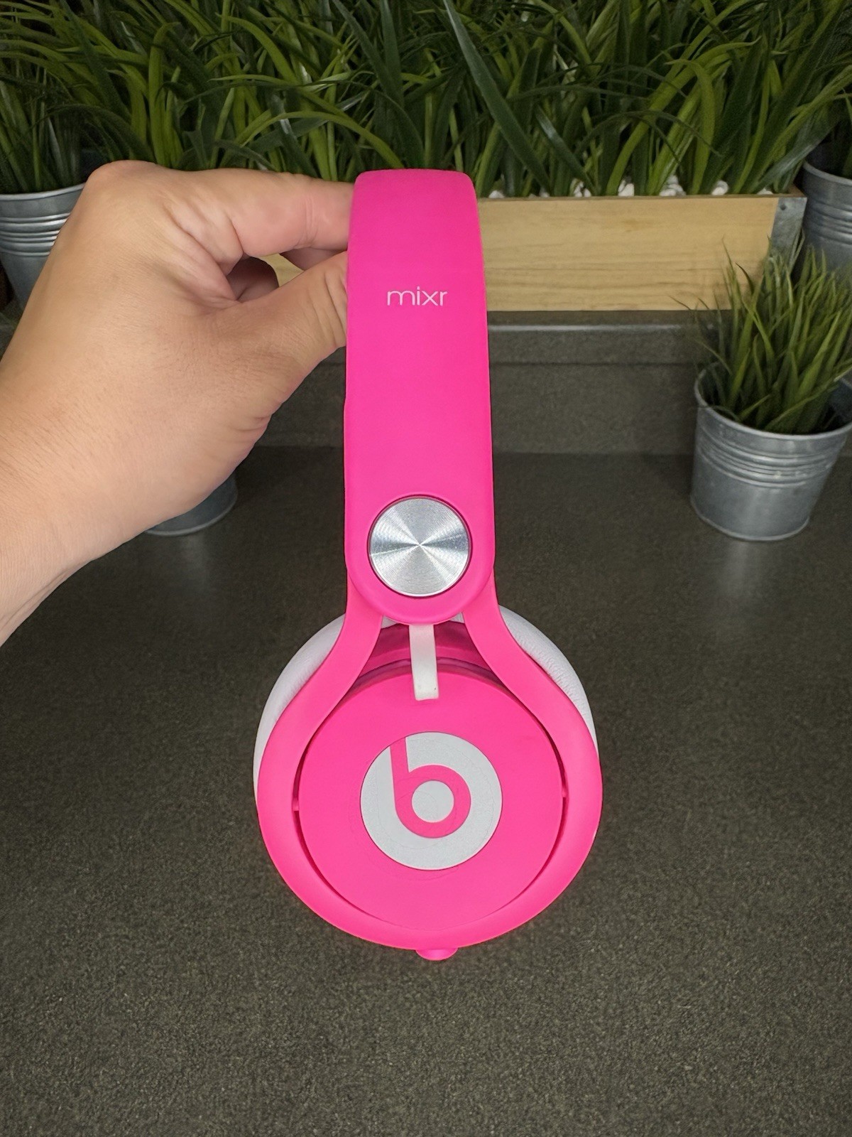 Beats by Dr. Dre MIXR Over the Head DJ Headphones Hot Pink Value $200