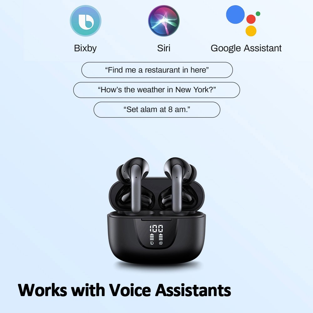 2026 Wireless Bluetooth 5.4 Earbuds Headphones For iPhone Samsung Galaxy Android