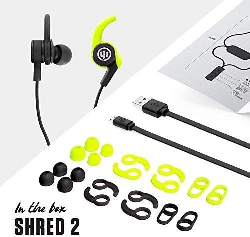 Wicked Audio Shred2 — Wireless Bluetooth Sweat Proof Earbud — Noise Isolating Wi
