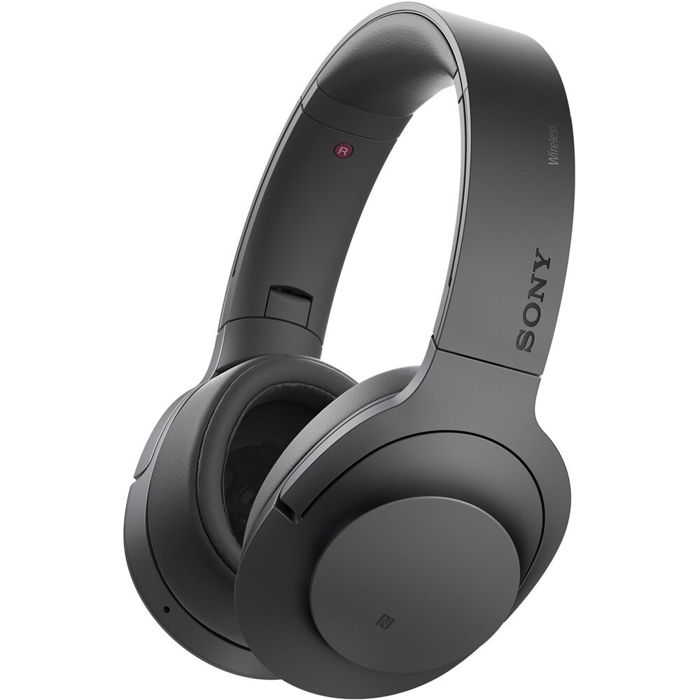 Sony MDR100 h.Ear on Wireless Noise Canceling Bluetooth Headphones – Charcoal