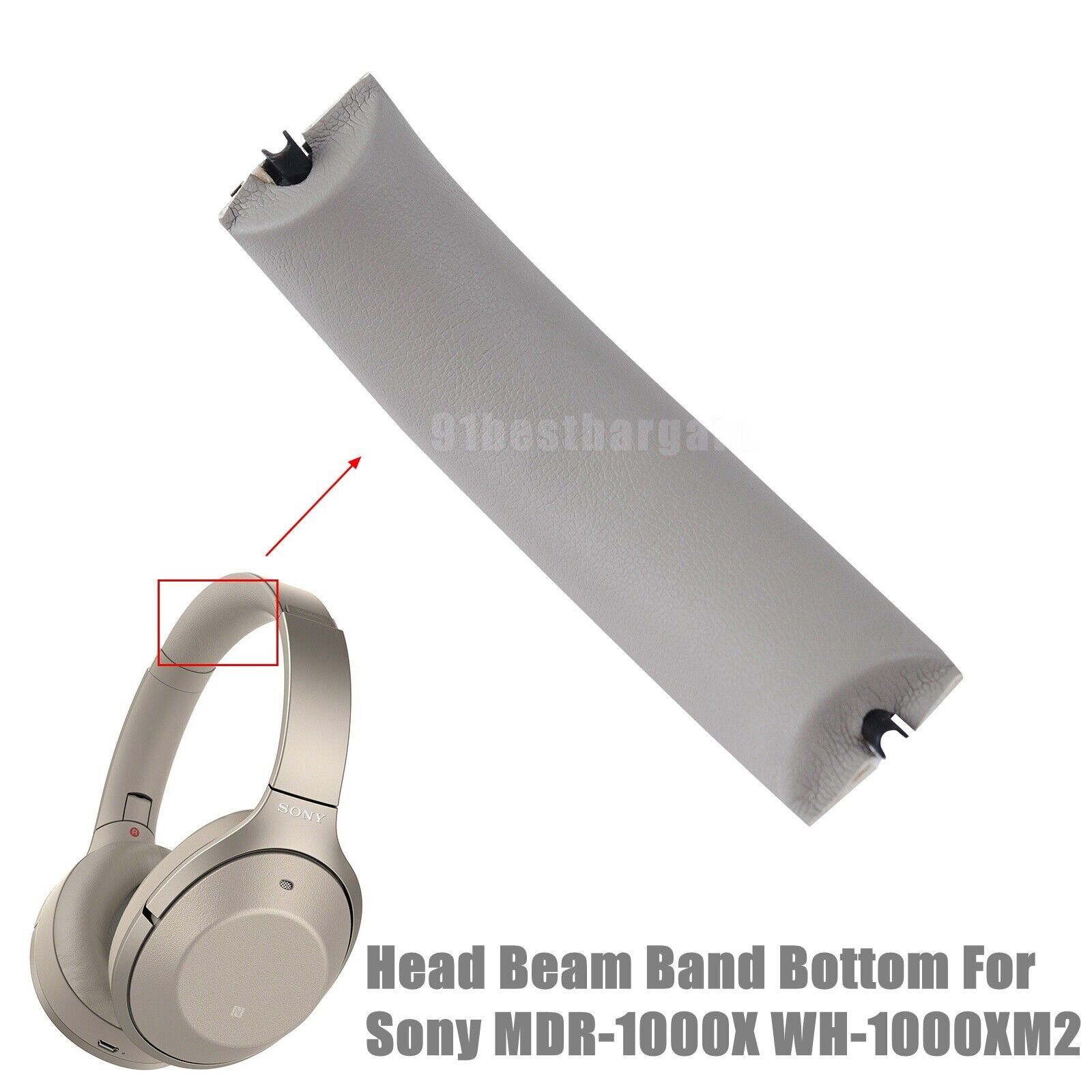 Headphone Head Beam Replacement parts for MDR-1000X WH-1000XM2 Black Gray