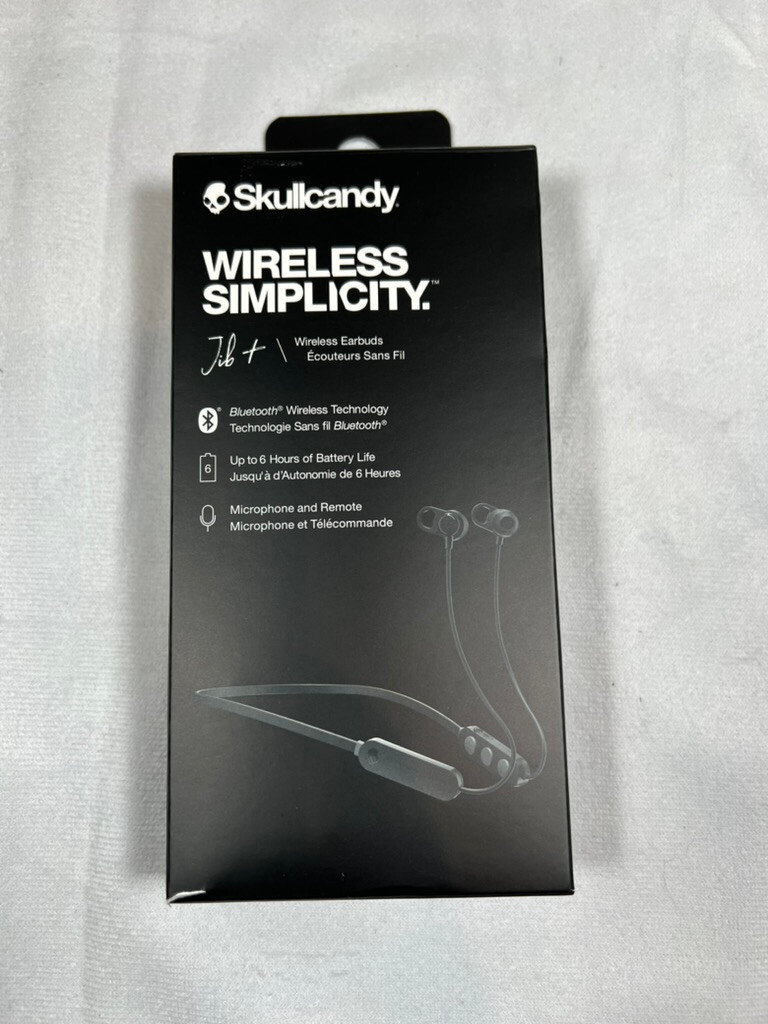 Skullcandy Jib XT S2JPW In-Ear Wireless Headphones – Black