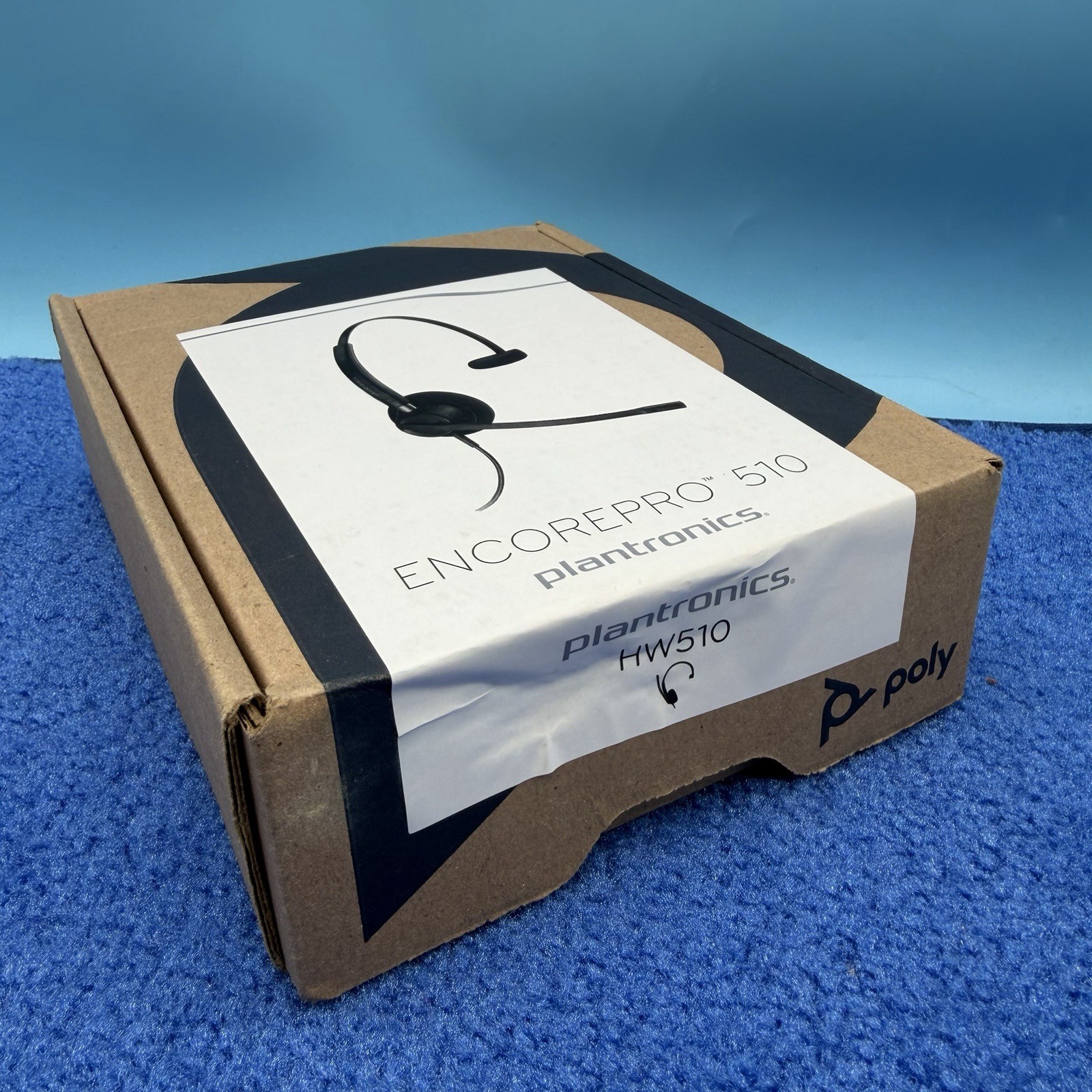Poly EncorePro 510 with Quick Disconnect Monoaural Headset TAA