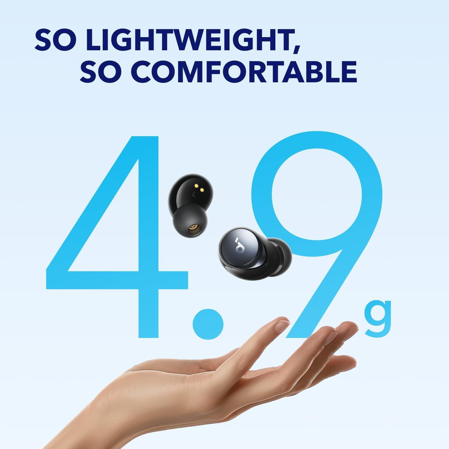 by Anker Space A40 Adaptive Active Noise Cancelling Wireless Earbuds, Reduce Noi