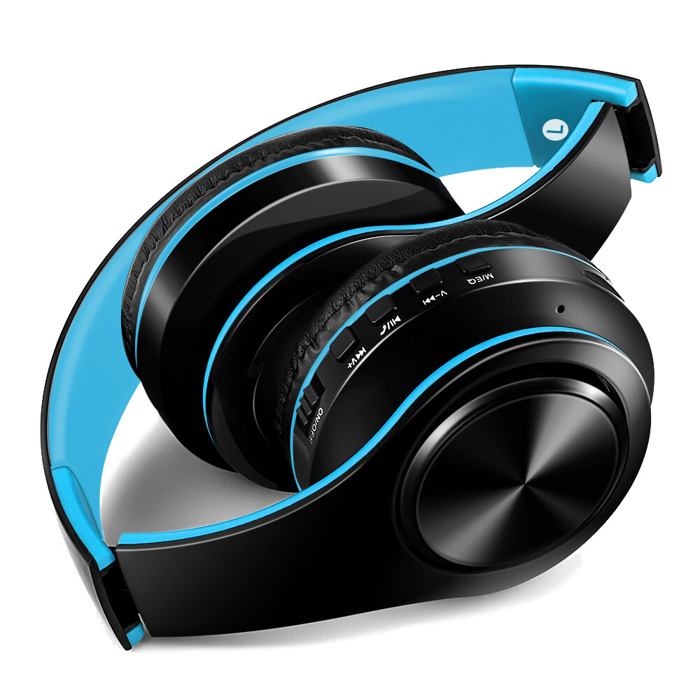 Bluetooth Headphones Over Ear Built-in Mic and Wired Mode for PC/Cell Phones/TV