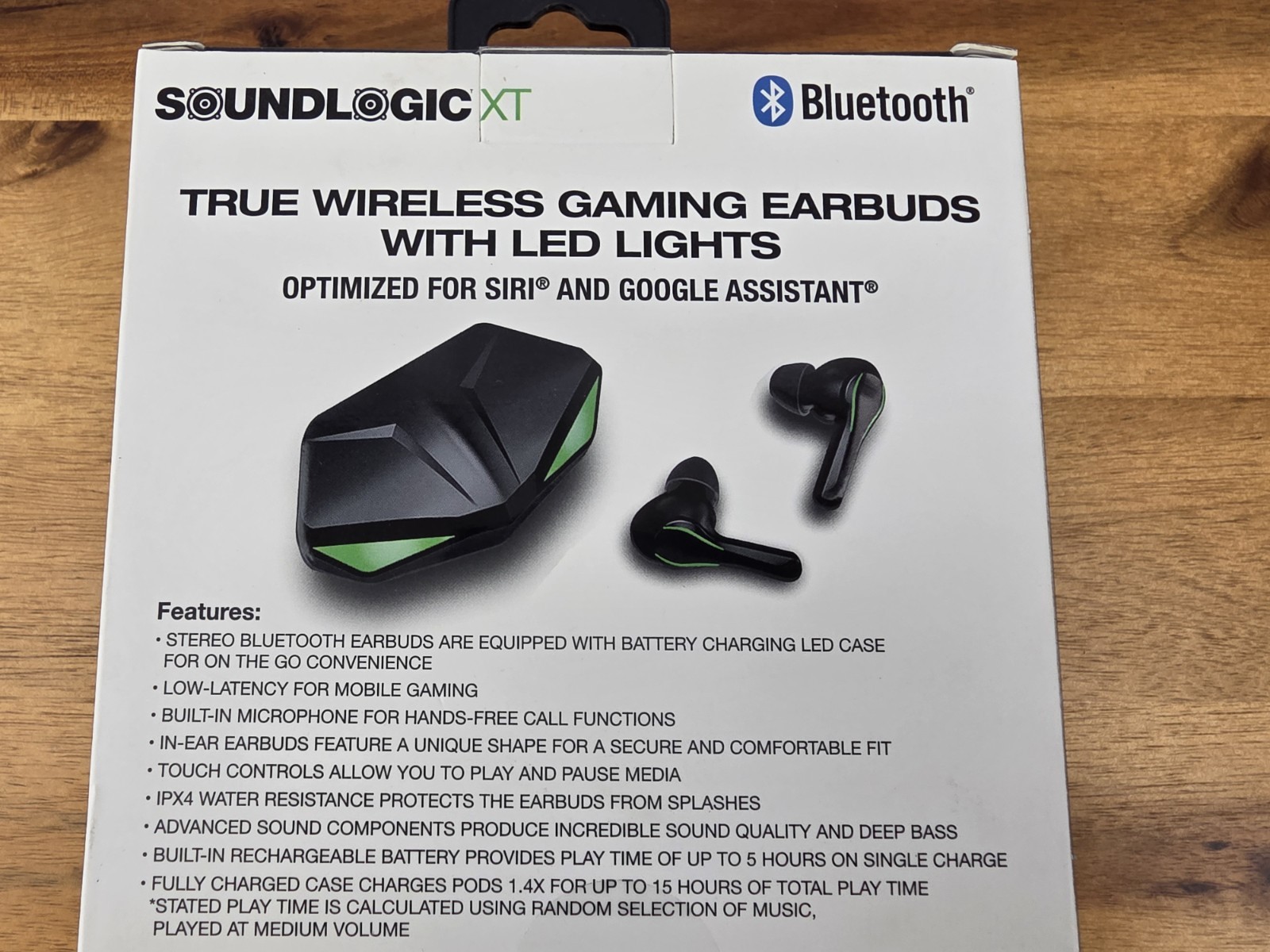 SoundLogic XT True Wireless Gaming Earbuds w/ LED Lights | New Sealed