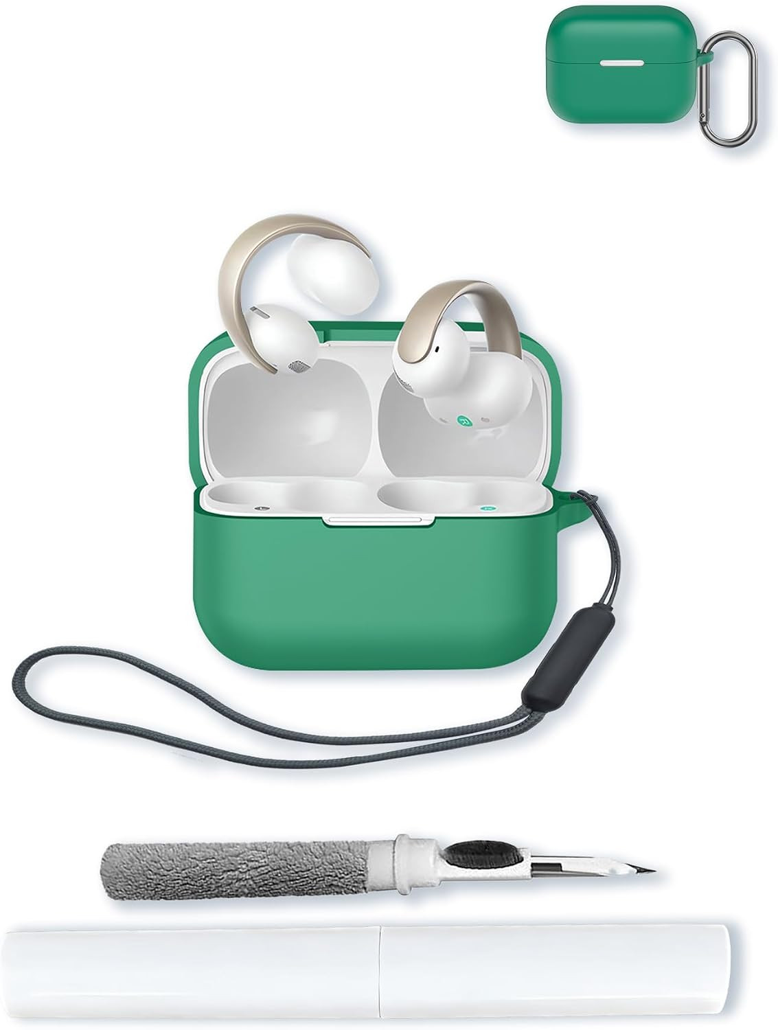 Case for Anker Soundcore Aeroclip Open-Ear Clip-On Earbuds,Soft Protective, Sili