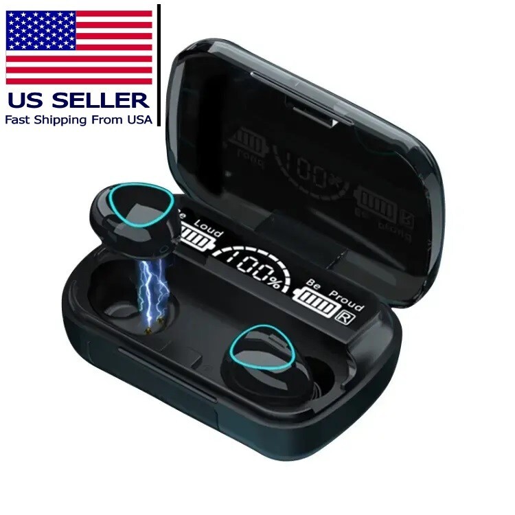 Wireless Earbuds Bluetooth 5.3, Waterproof, Touch Control, Long Battery Life