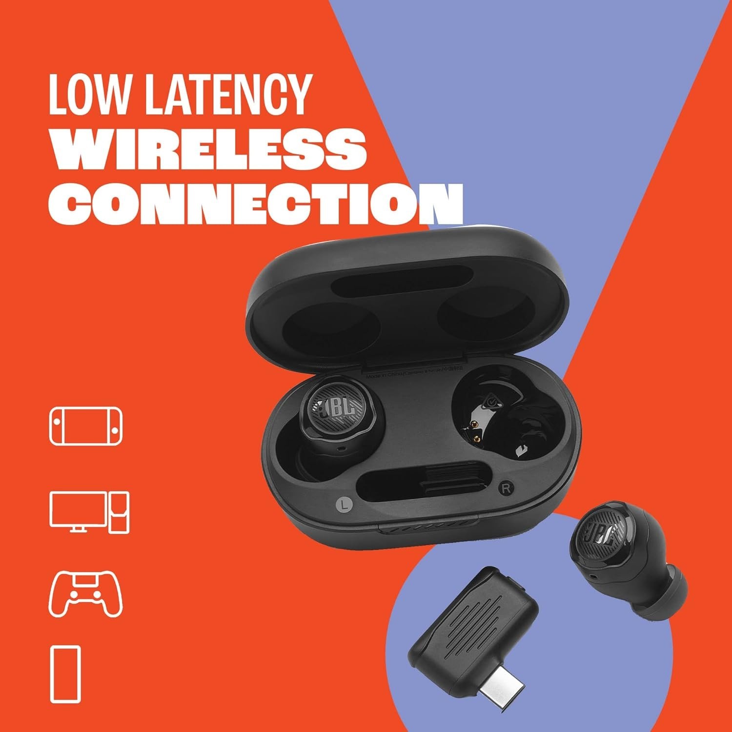 JBL Quantum TWS Air True Wireless Gaming Earbuds Bluetooth 5.2