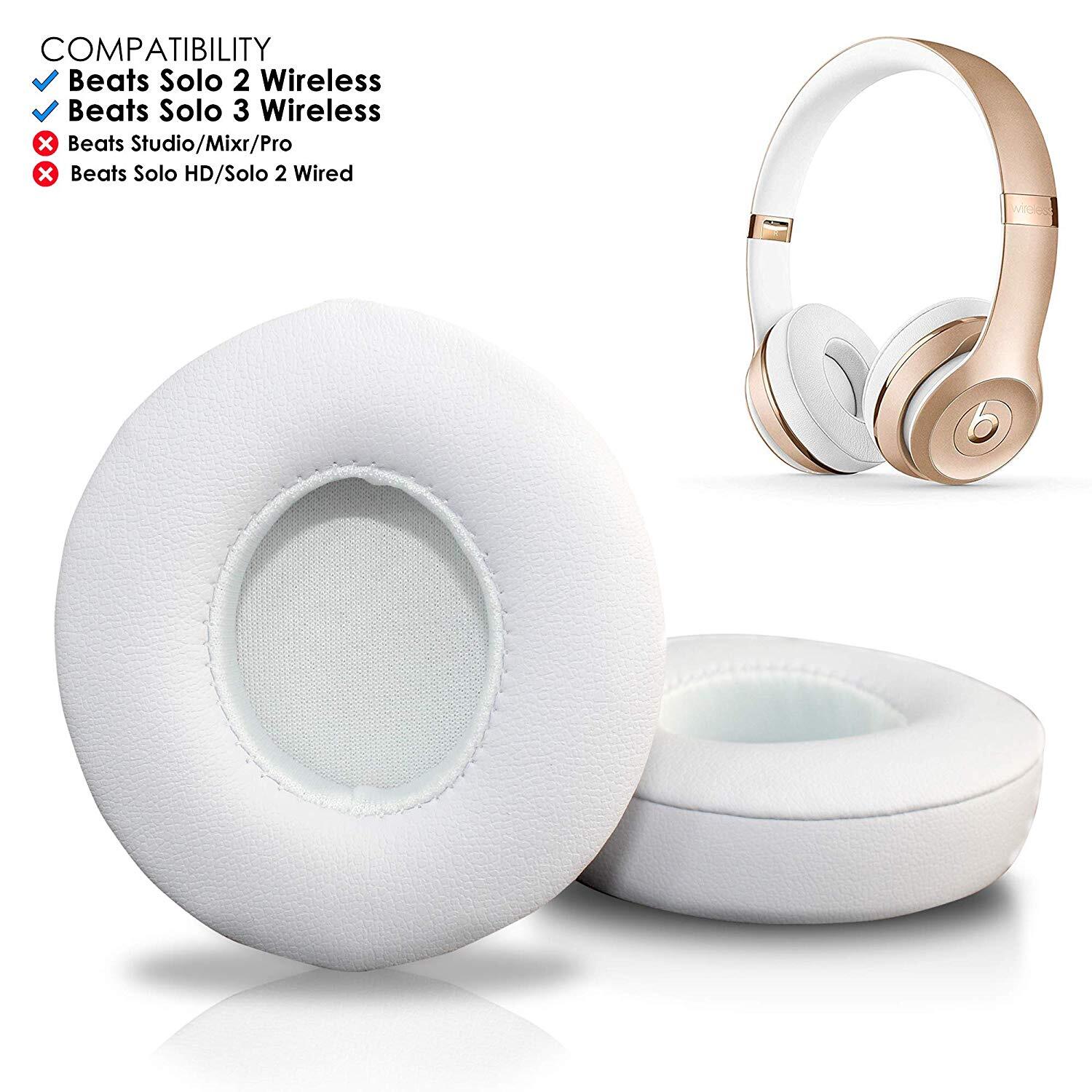Replacement Ear Pads Cushion Cover for Beats by Dr Dre Solo 2 & Solo 3 Wireless