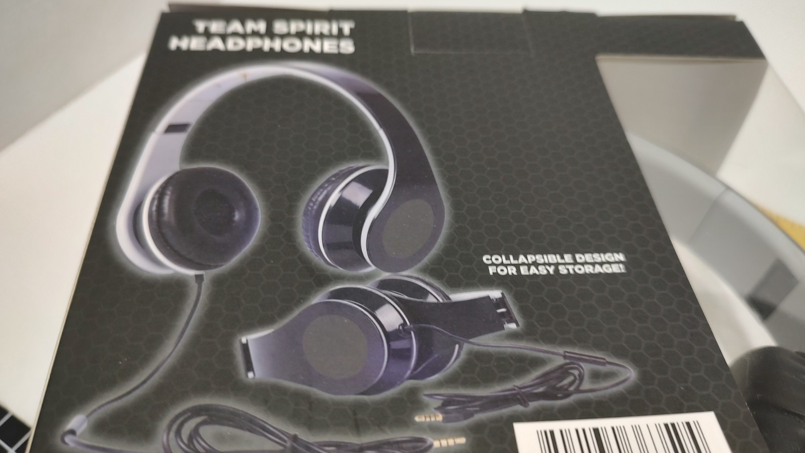 NCAA Florida Gators Foldaway Headphones 3.5mm Black w Blue & White New in Box