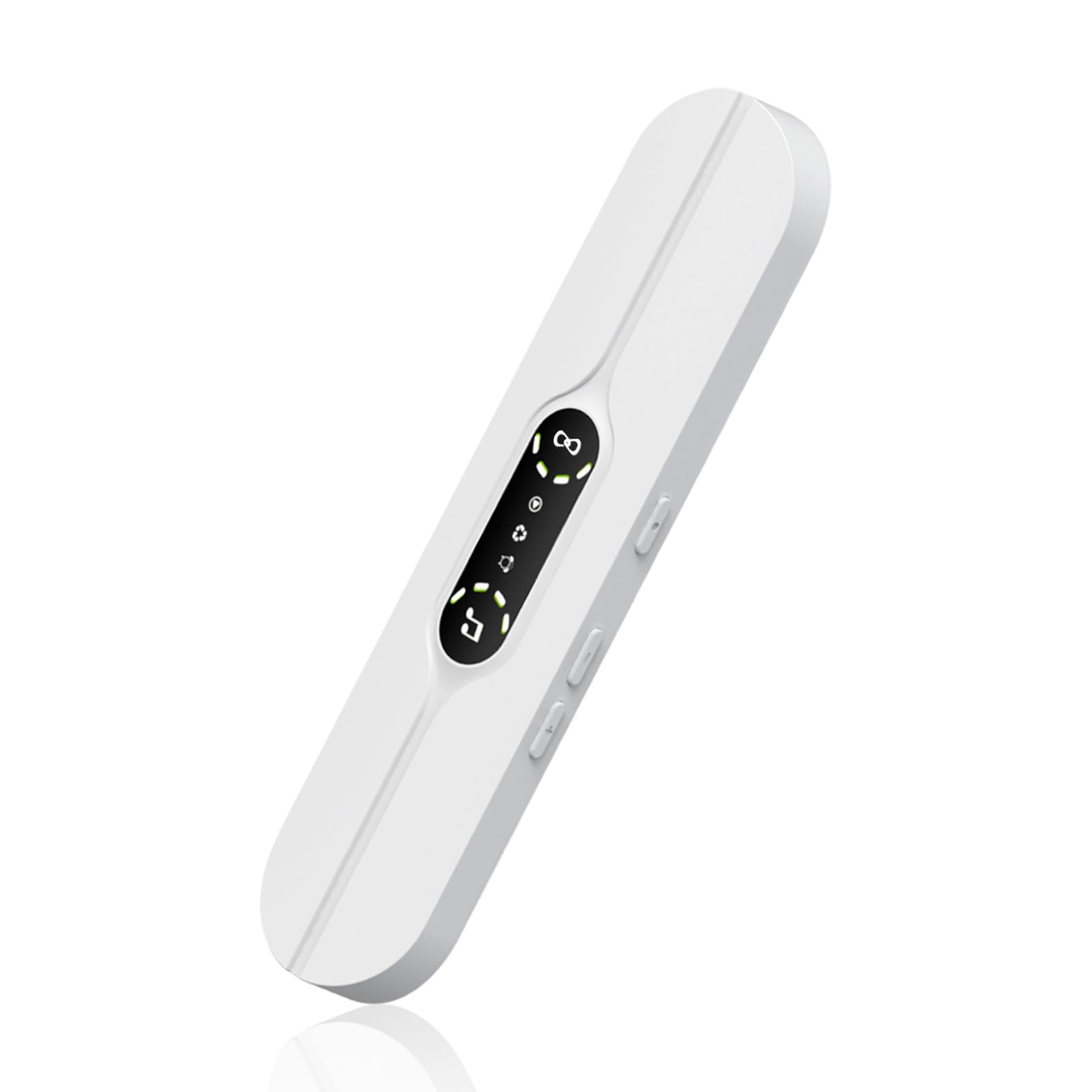 Hesond Pillow Speaker Bone Conduction Stereo 6.1*1.4*0.5 inches, White