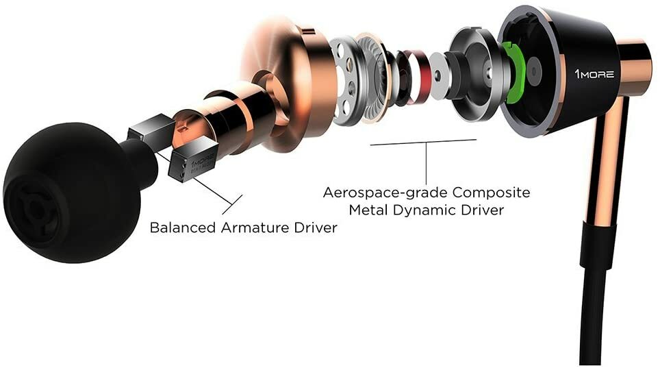 1MORE Triple Driver In-Ear Earphones Hi-Res High Fidelity,MEMS Mic