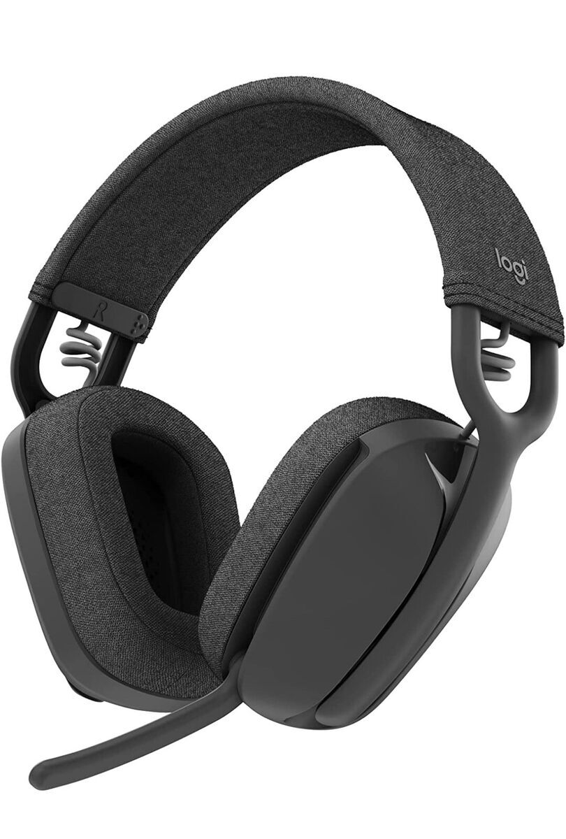 Logitech Zone Vibe 100 Lightweight Wireless Over Ear Headphones Mac/PC Graphite