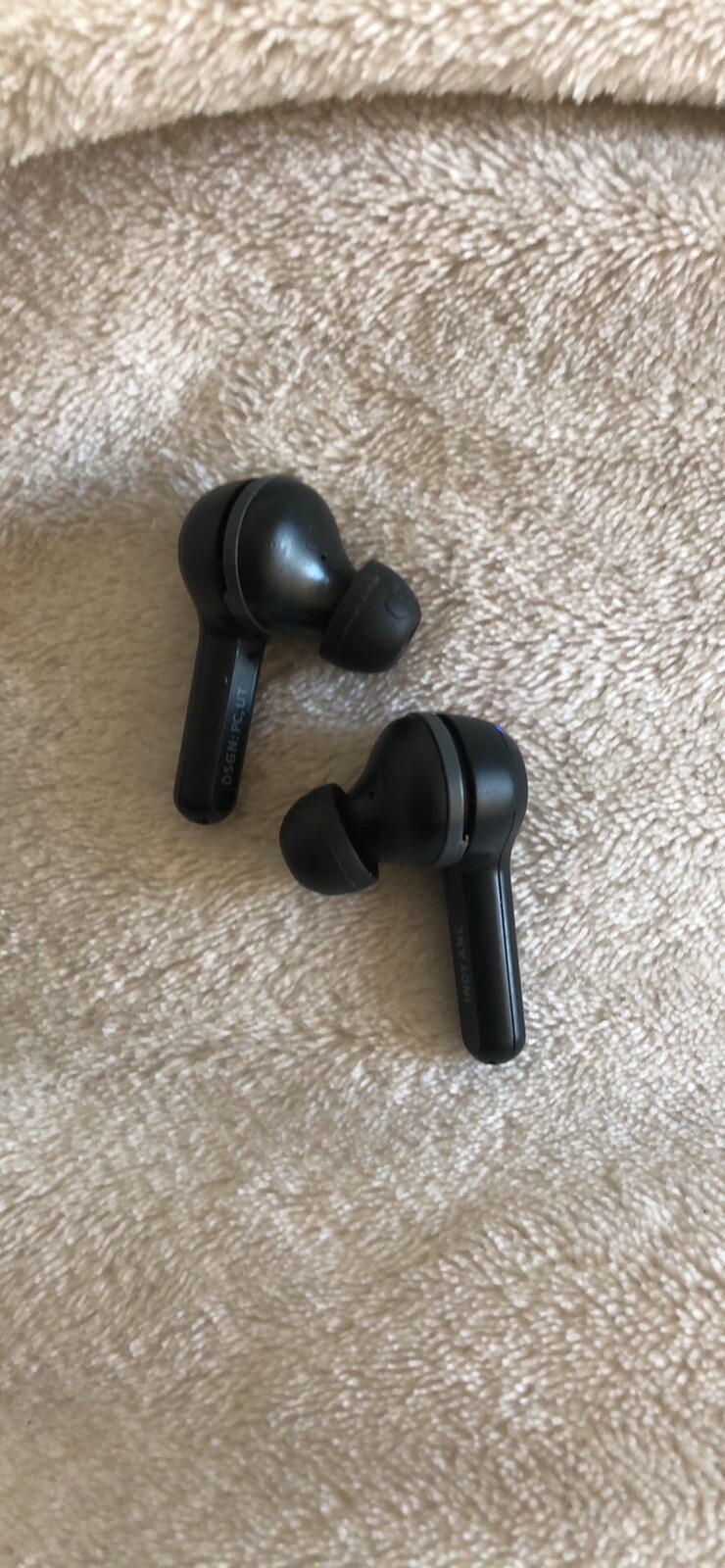 Black Skullcandy INDY EVO Wireless Headphones with Case NO WING