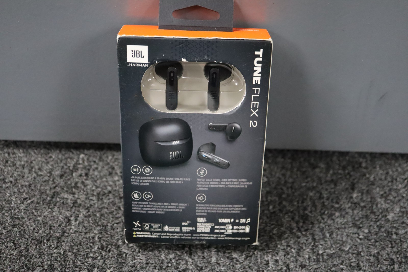 “NEW” JBL Tune Flex 2 Wireless Earbuds (JBLTFLEX2BLKAM) – Black… FREE S&H!