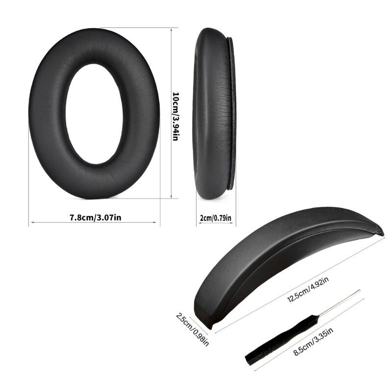 Ear Cushions Headband Pad Set For QC35 QC35II QC45 QCSE Long Listening Comfort