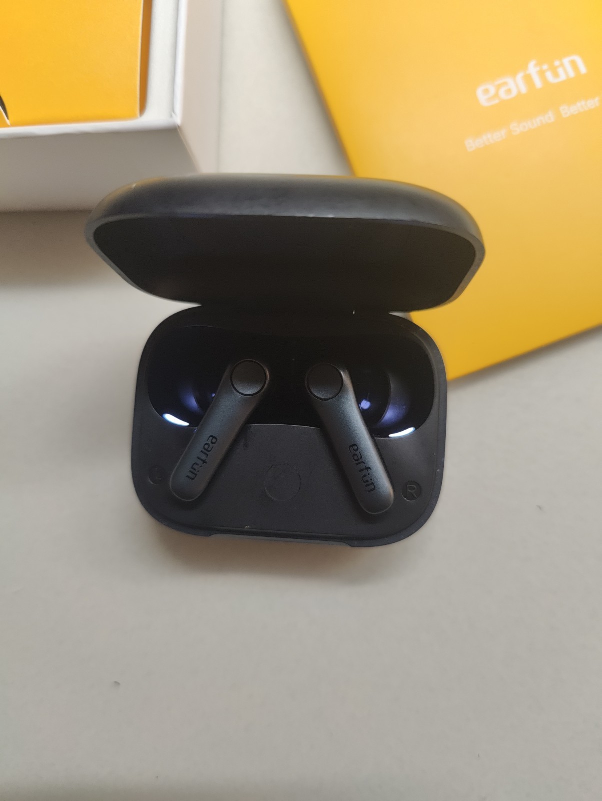 Earfun Air Pro 4 Noise Canceling Earbuds Bluetooth Earphones, Black