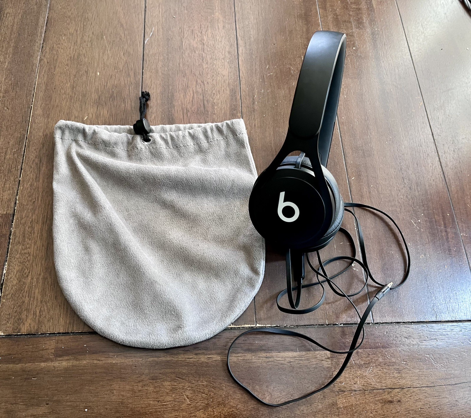 Beats EP Wired Headband On-Ear Headphones Black TESTED W/ Bag Fast Shipping