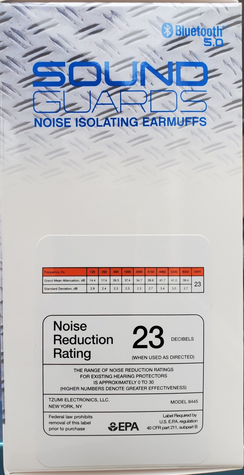 NEW Tzumi Sound Guards Noise Isolating Hearing Protection Bluetooth Headphones