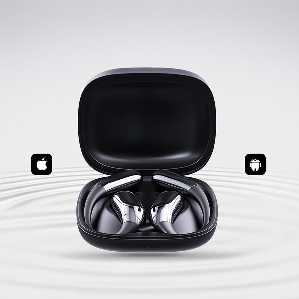 3-in-1 AI Smart Voice Translation Earbuds Real Time Translator 135+ Languages
