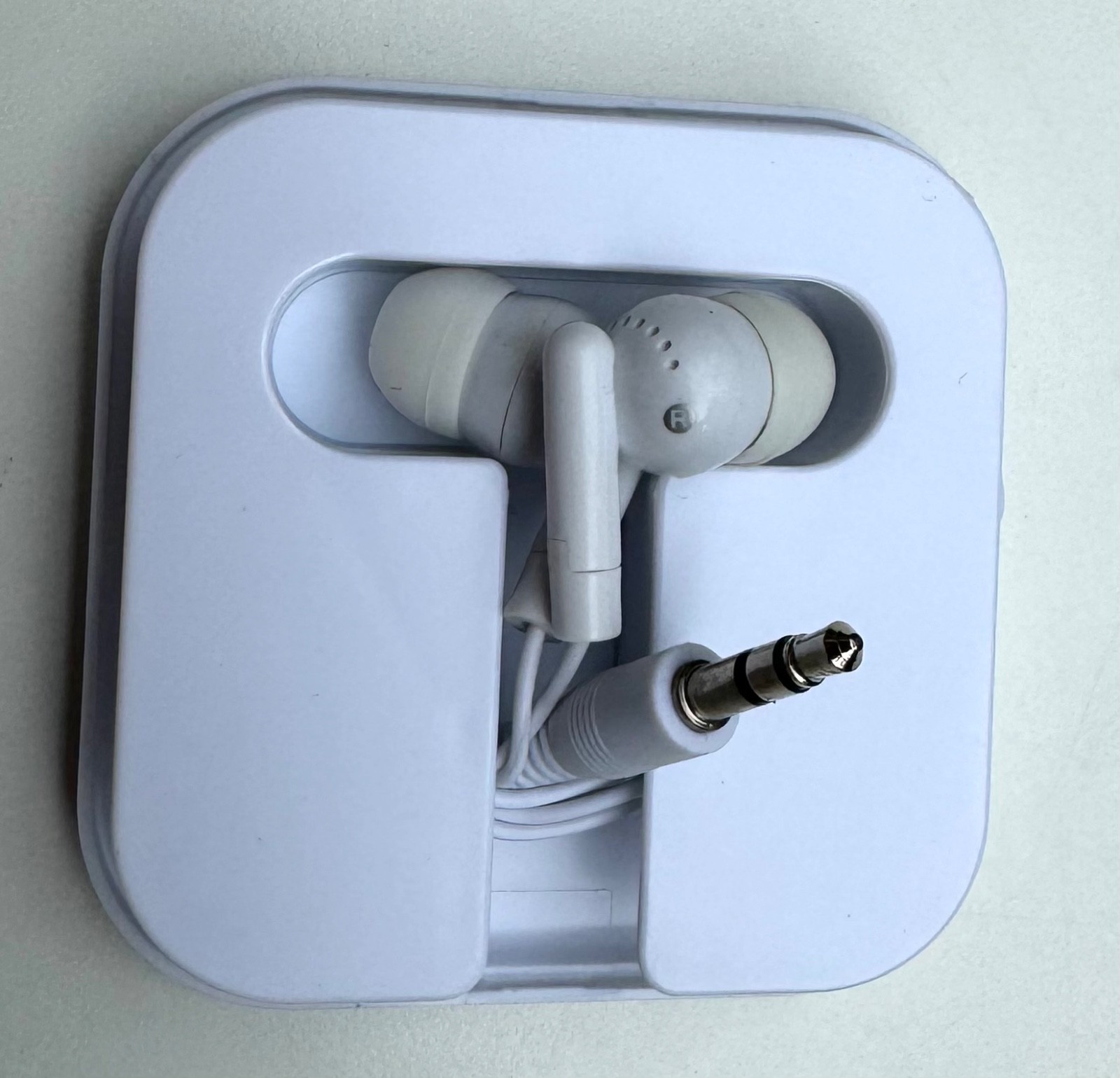 Unbranded 3.5 mm Earplug Earphones Wired Comfortable Safety Plugs Audio White