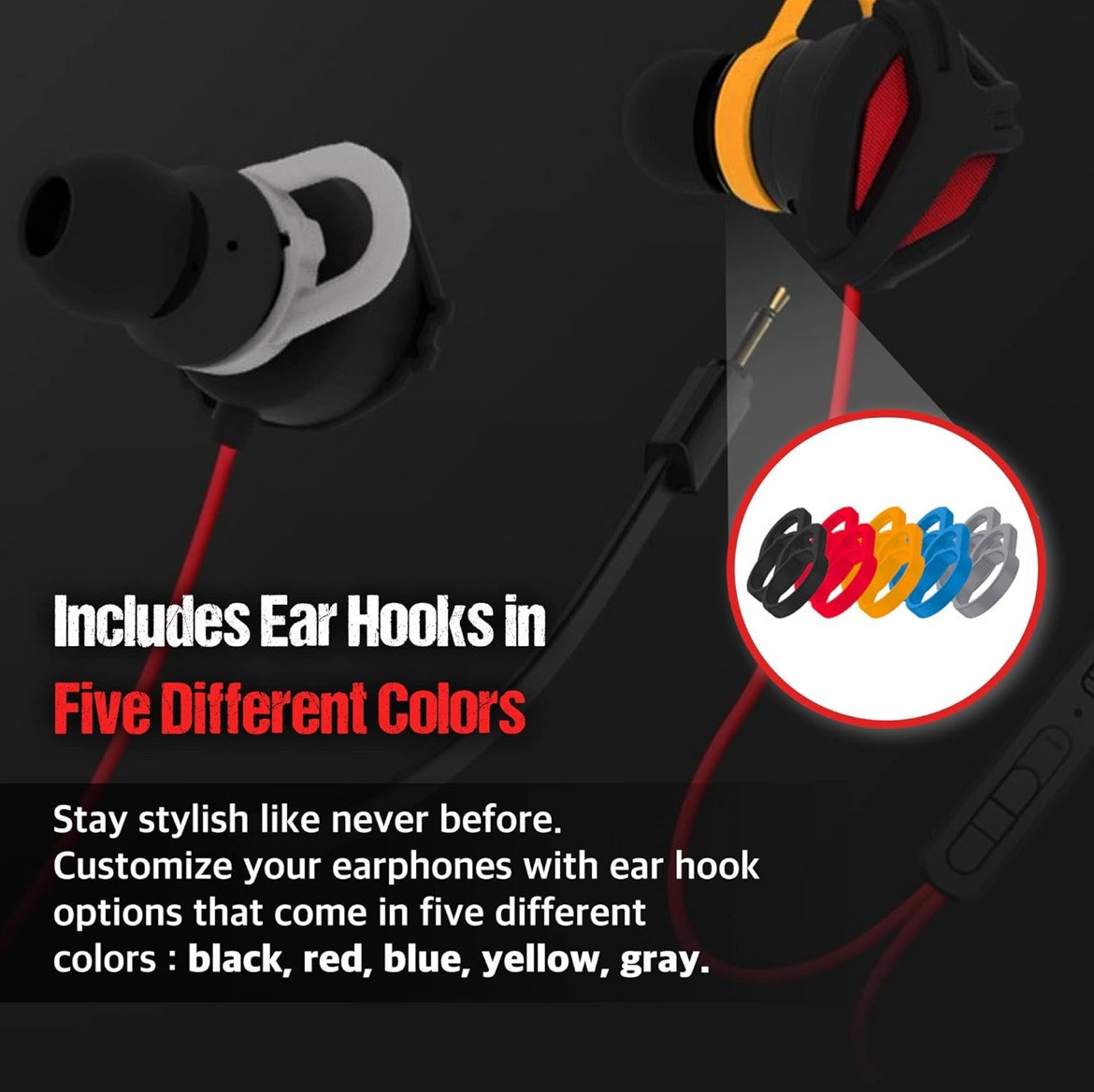 Sound Panda SPE-G9 Light Gaming Earbuds Single Driver 3.5mm Dual Microphone