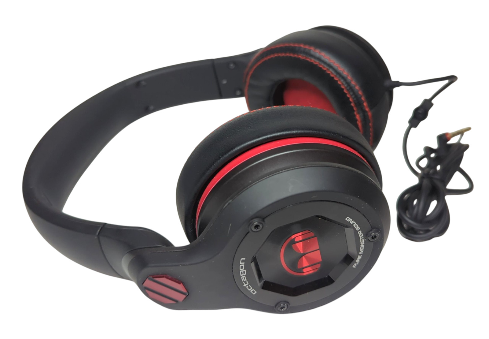 Monster UFC Octagon Over The Ear HEADPHONES Wired DJ Style 2016 -VIDEO BELOW!