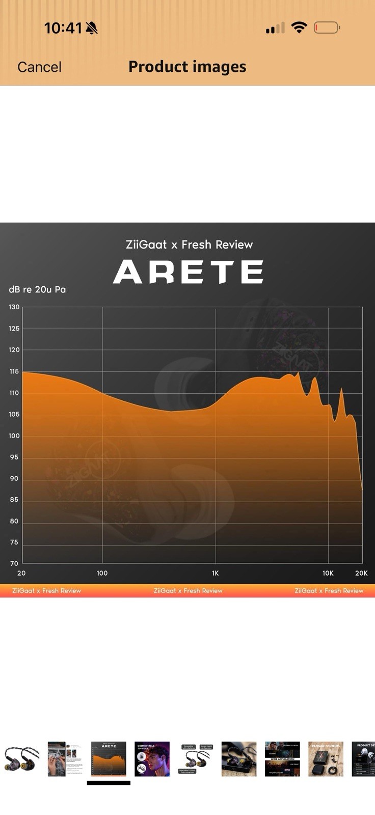Linsoul ZiiGaat x Fresh Reviews Arete in Ear Monitor, 1DD+4BA Hybrid Earphone