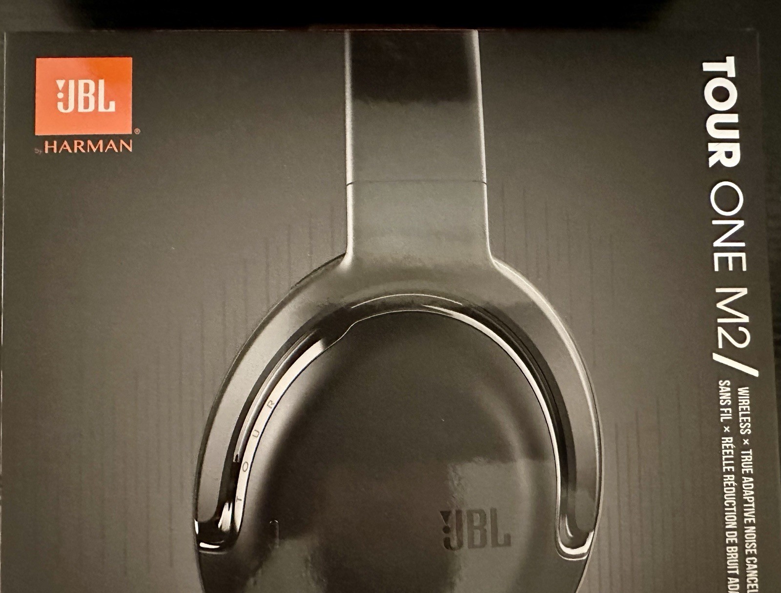 JBL Tour One M2 Wireless Bluetooth Over-Ear Headphones Noise Cancelling Black
