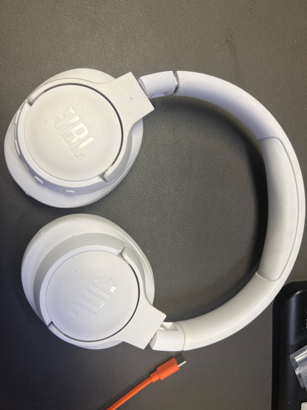 JBL Tune760NC LOT OF 2 -BLUE & WHITE Active NC Bluetooth Headphones