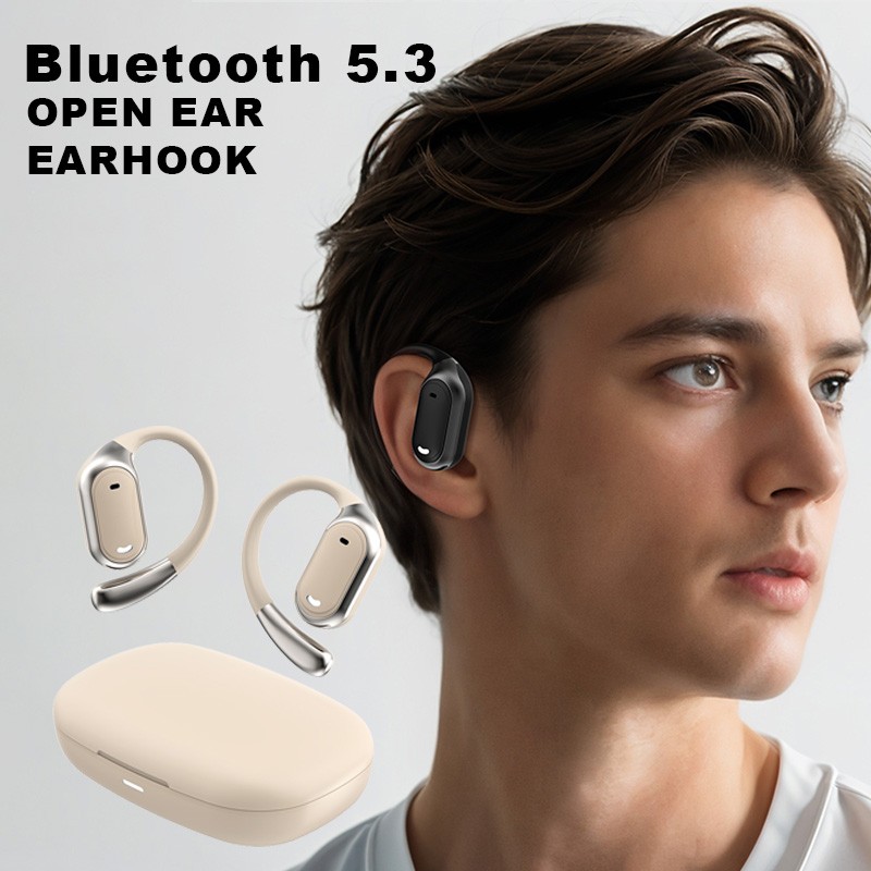Bluetooth 5.4 Stereo Earbuds Sport Ear-Hook Earphones for Running/Gym Headphones
