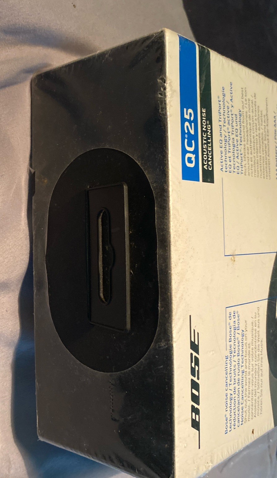 BOSE QUIET COMFORT 25 Noise Cancelling Wired Headphones NIB For Apple Products