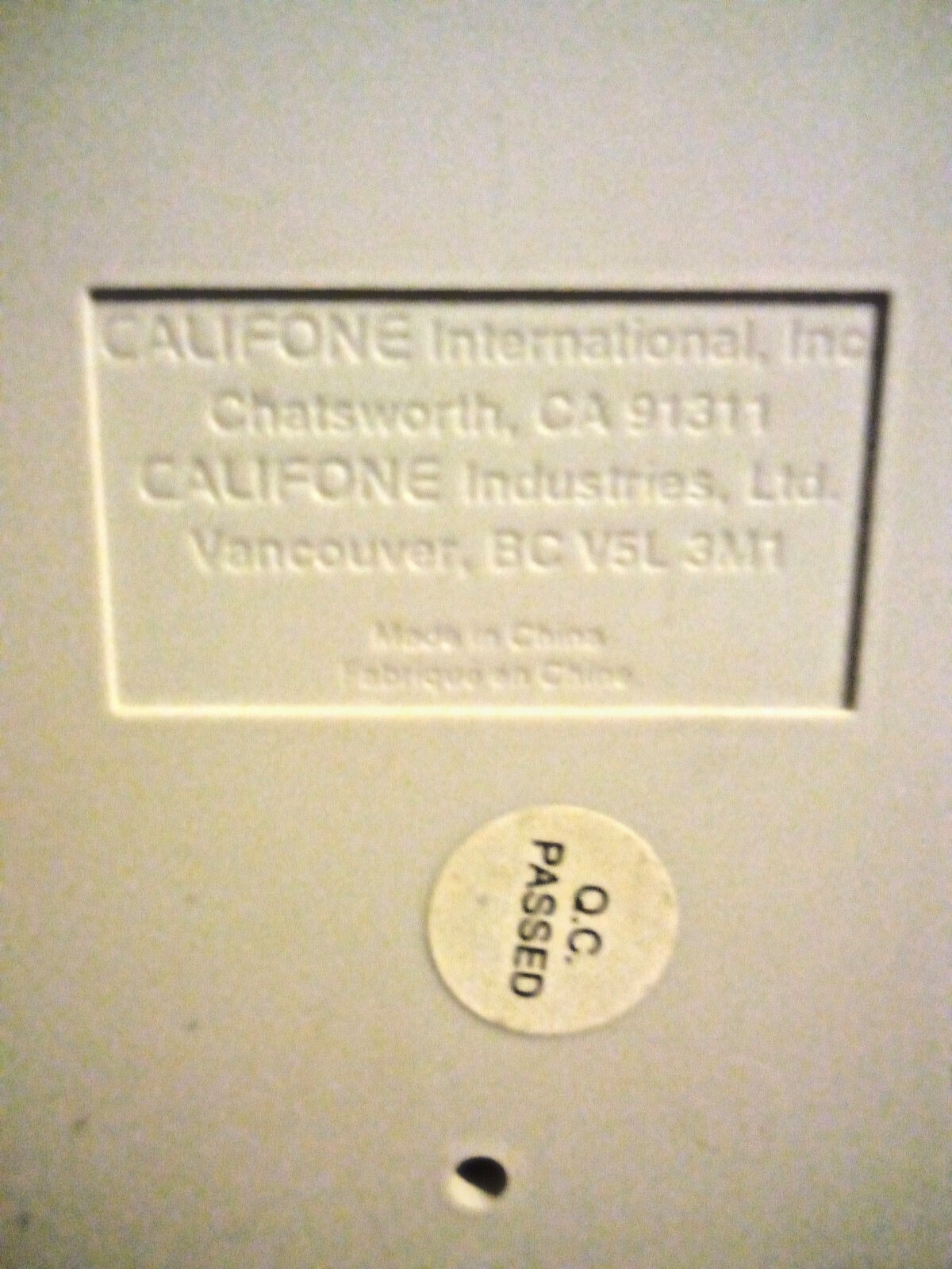 (X2) Califone Listening Center 6 Position Jack Box Adapter 1216AV-PY GUC VINTAGE