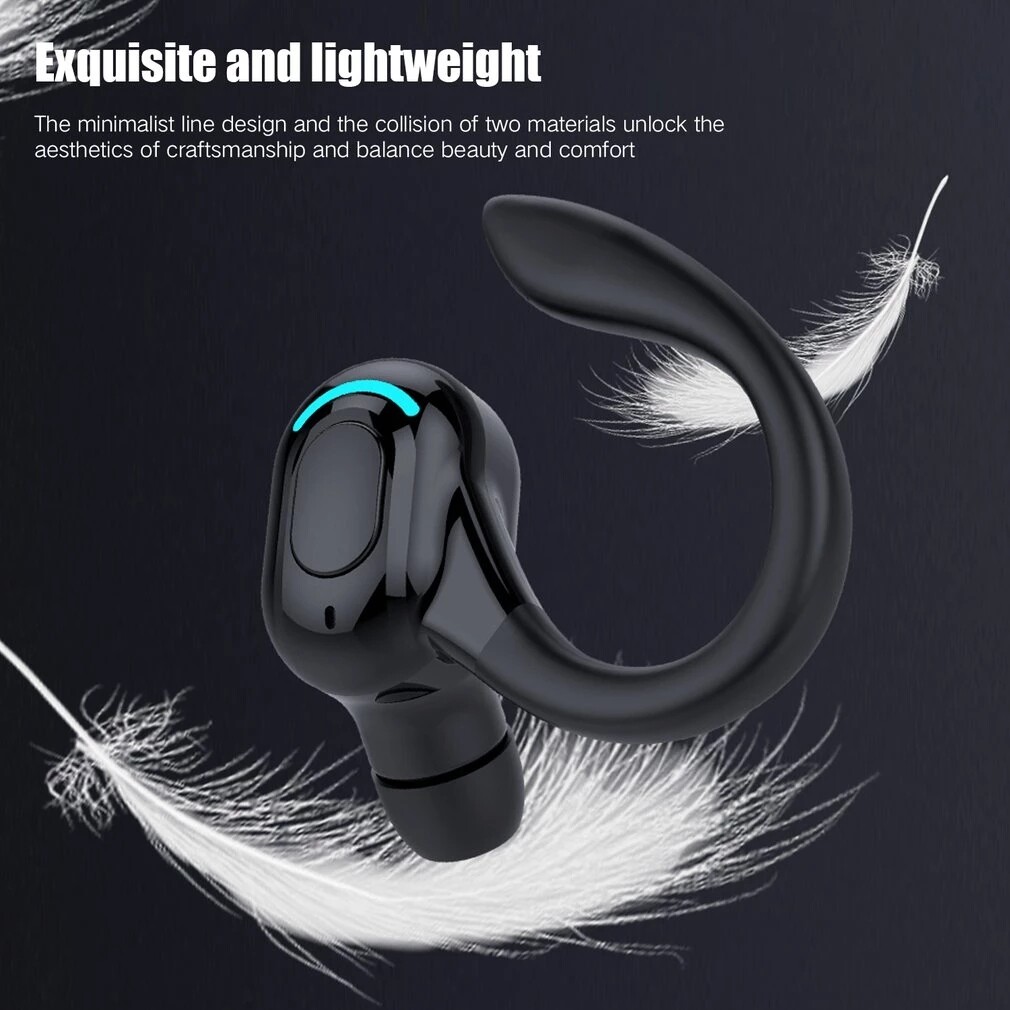 2022 Bluetooth 5.1 Headset Wireless Earbuds Earphones Stereo Headphones Ear Hook