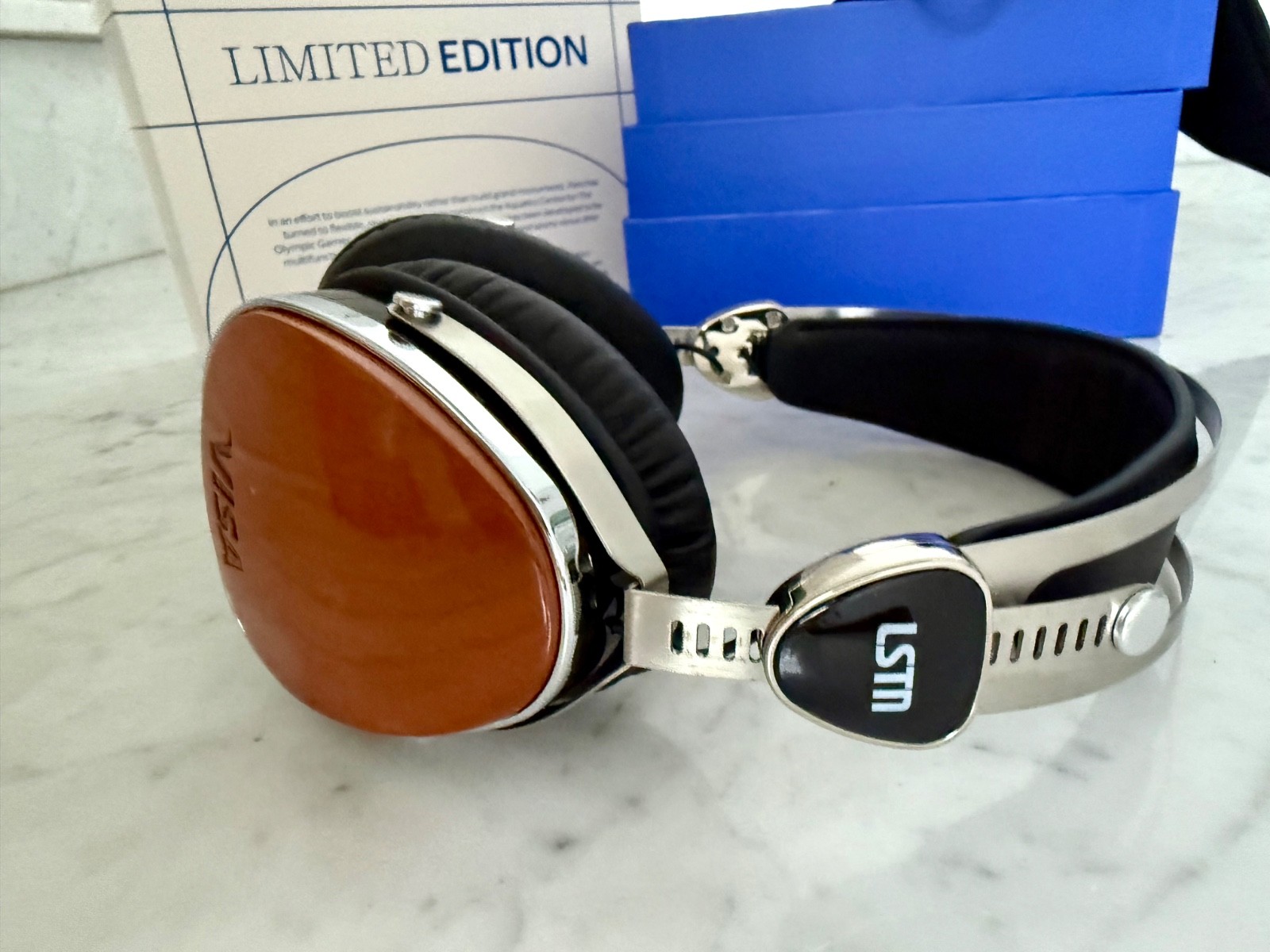 LSTN Troubadour 3.0 Over Ear Headphones Limited Edition Branded VISA