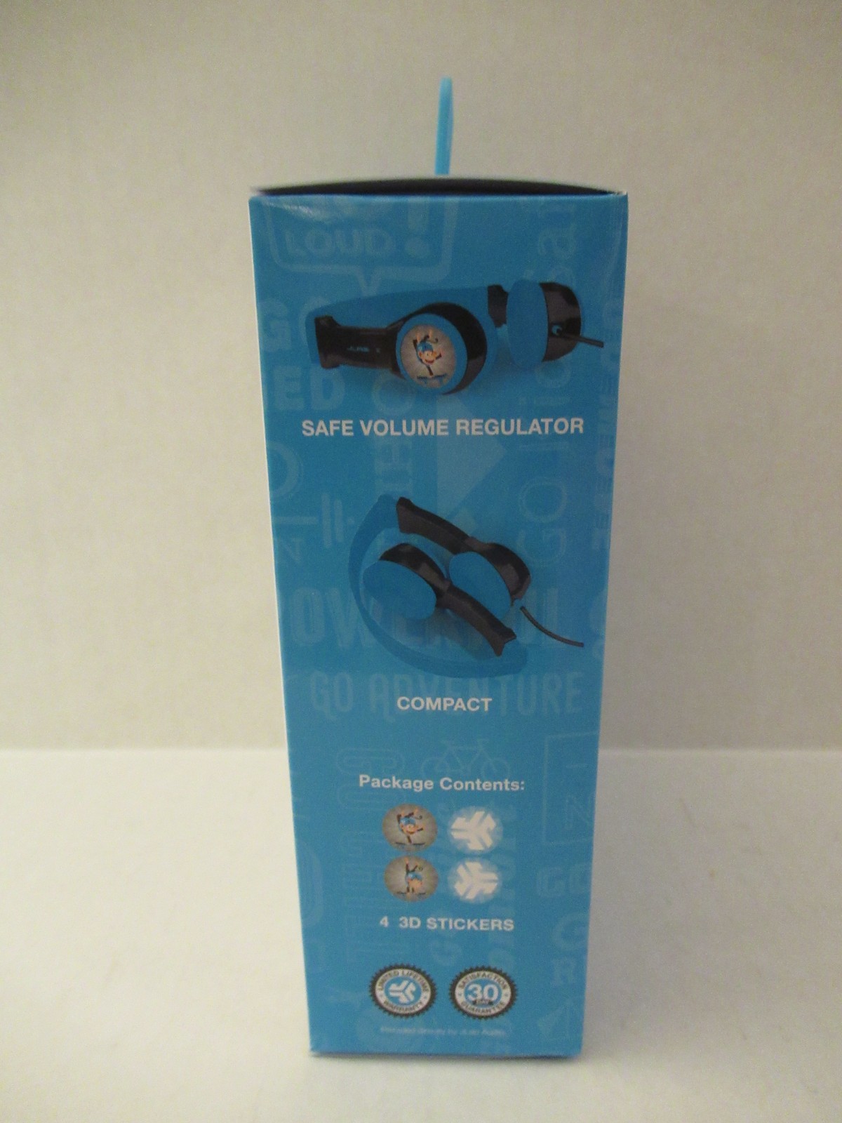 JLab Audio JBuddies Folding Kids Headphones (Blue) (For Ages 2-8)