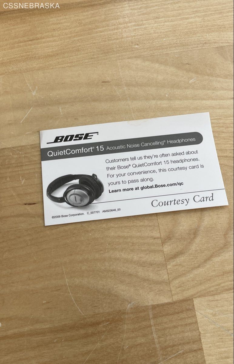 Bose QuietComfort 15 QC15 Over-Ear Noise Cancelling Headphones Brown Case Tested