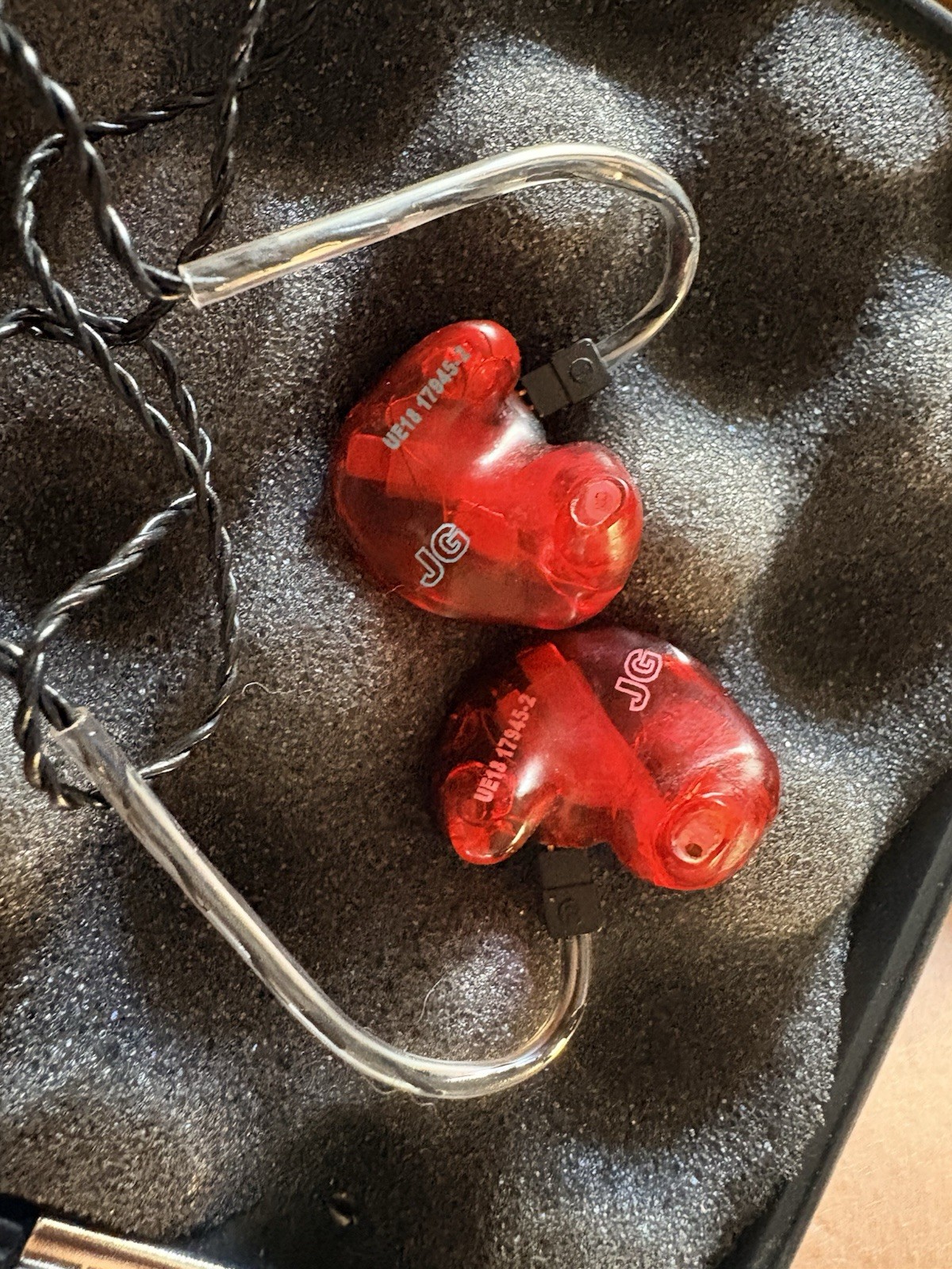 Ultimate Ears UE 18 Plus Custom Wired Monitors Earphones Grateful Dead Logo