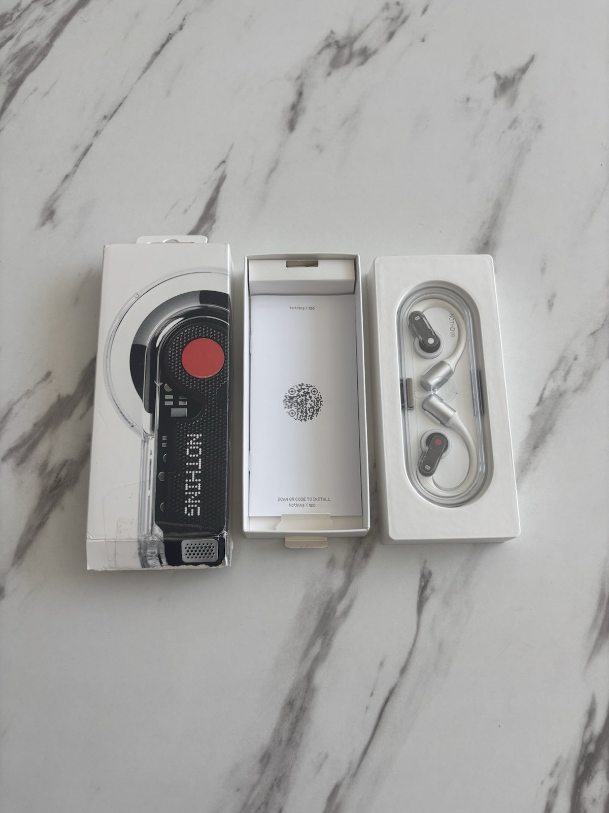 Nothing Ear (Open) Open-Ear Headphones, Earbuds with Earhooks, White