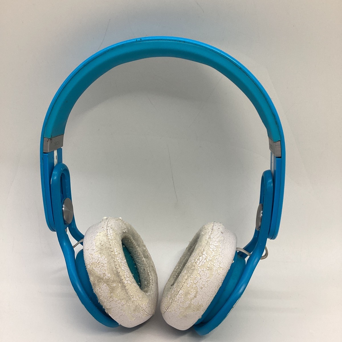 Beats Mixr Mixer Headphones Blue Without Audio Cable (Untested) AS-I (GO1039247)
