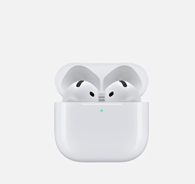 Apple AirPods 4 ANC Bluetooth Wireless In-Ear Earbuds White w/ Box & Manual