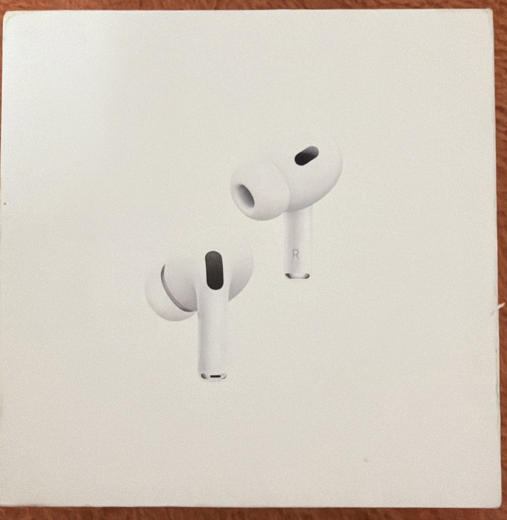 Apple AirPods Pro 2nd Gen Earbuds with USB-C MagSafe Case White MTJV3LL/A