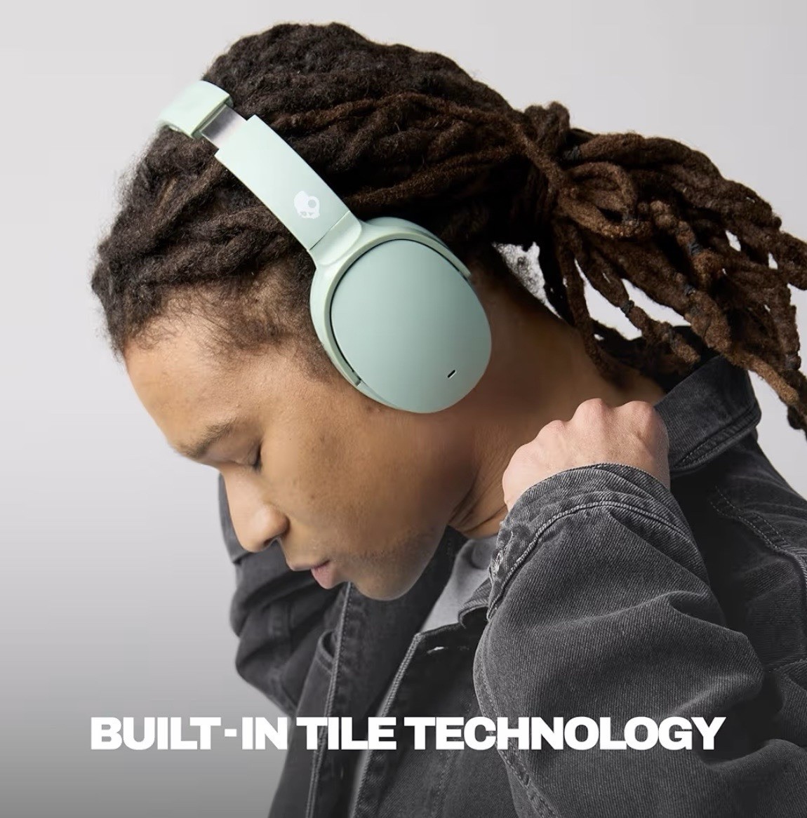 Skullcandy Hesh ANC Wireless Over-Ear Bluetooth Headphones In Preppy Sage